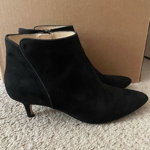Black Velvet Ankle Boots